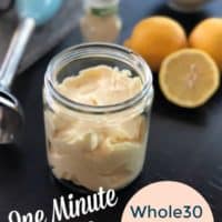 This recipe for one minute mayo is perfect as the base for sauce, dressing and other condiments. A whole30 compliant life saver recipe.