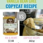 Vanilla Ghee Copycat Recipe Thyme + JOY