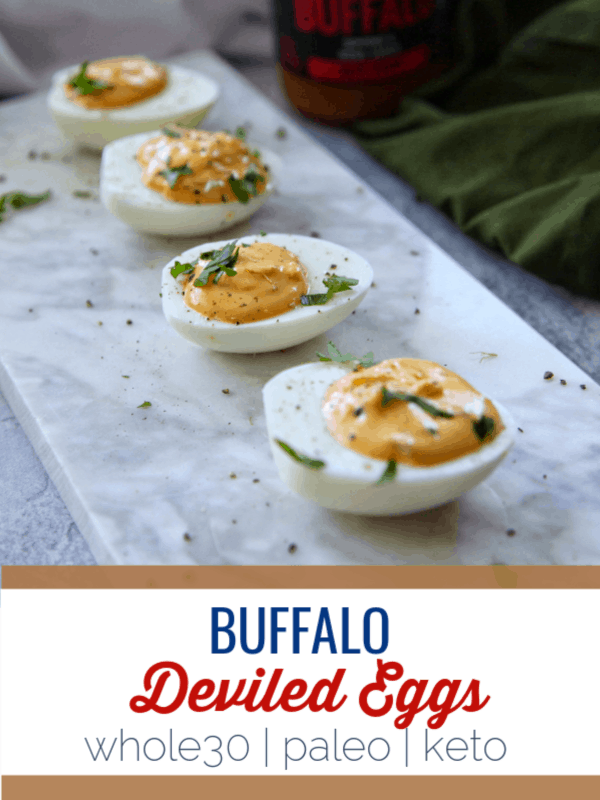 Buffalo Deviled Eggs