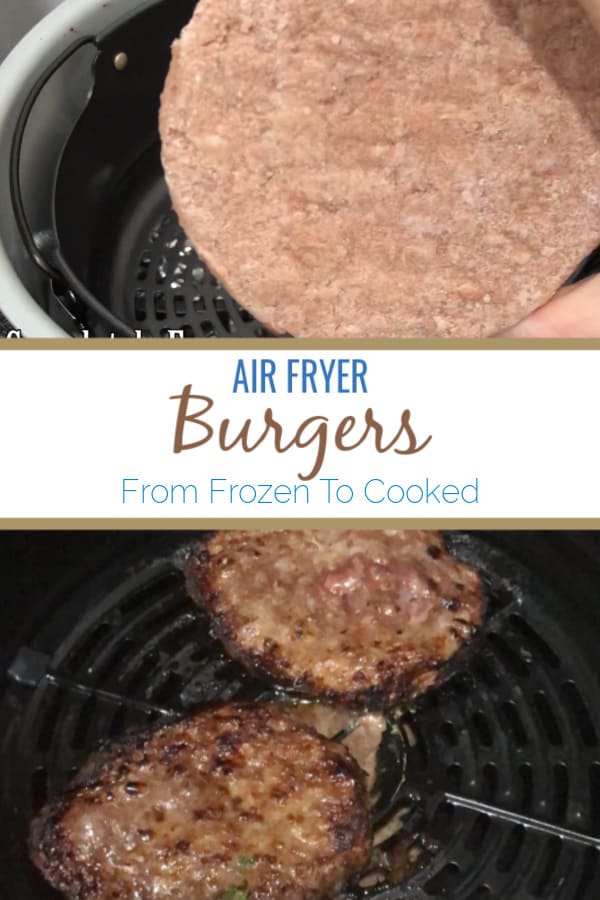 Air Fryer Burgers