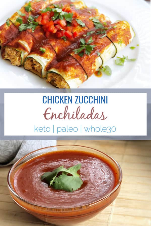 chicken zucchini enchiladas