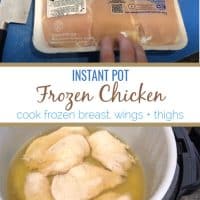 frozen chicken cooked in instant pot
