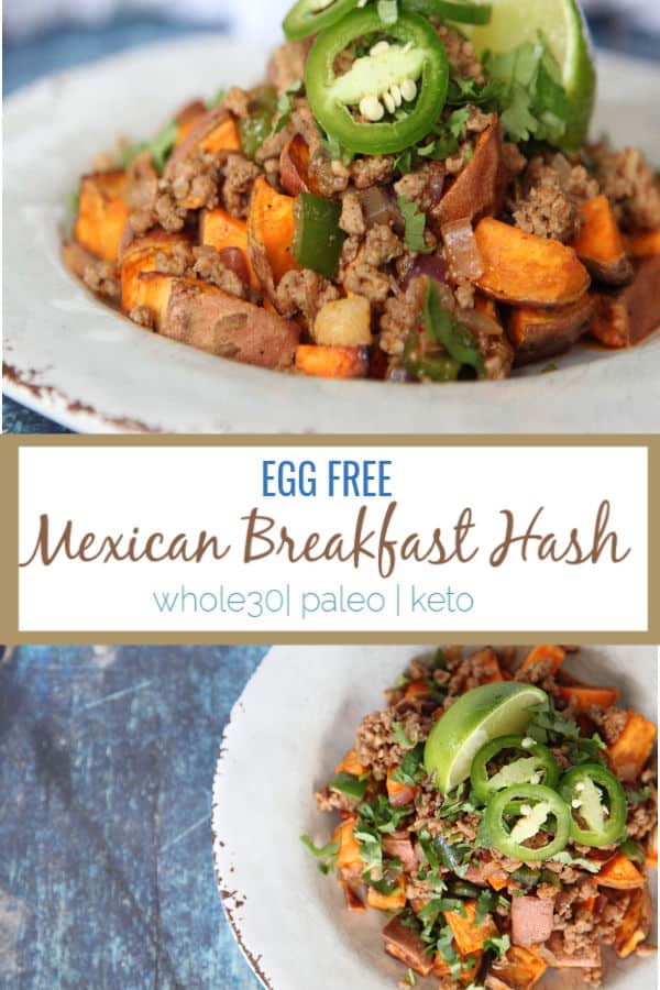 egg free breakfast mexican breakfast hash
