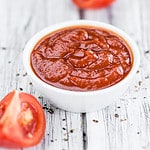 paleo ketchup in a bowl