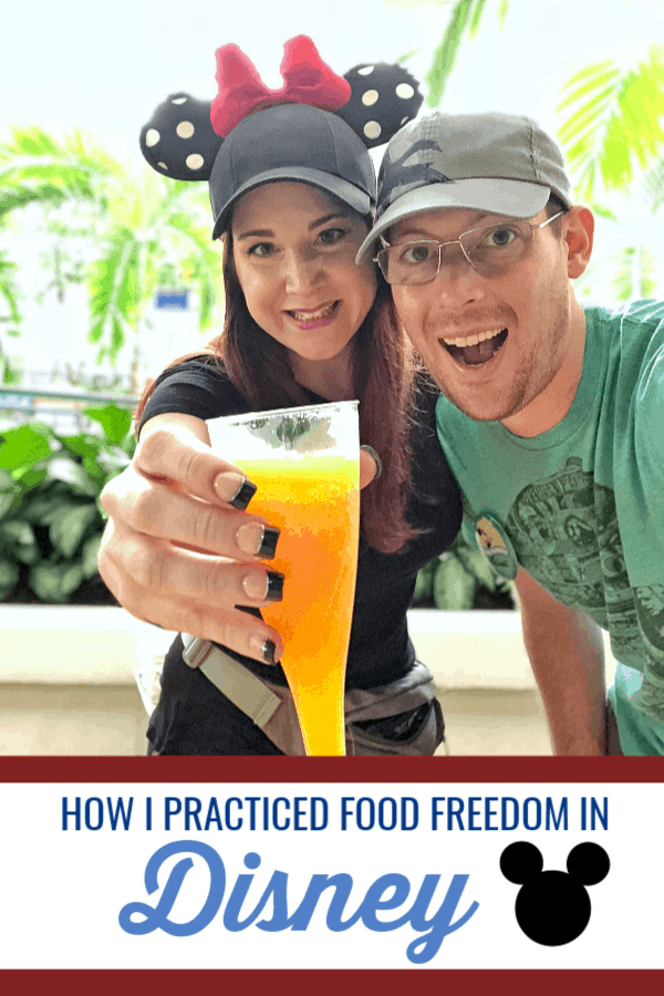 Find out how I was able to stay balanced and practice food freedom during the food and wine festival in Disney World.  #foodfreedom #disney #healthyeating