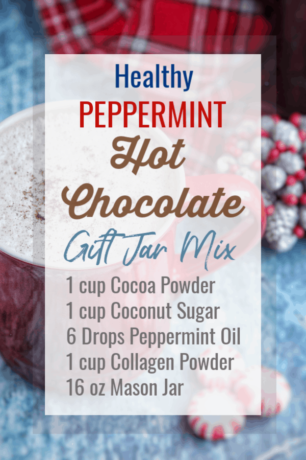 This peppermint hot chocolate is the perfect way to warm up during the holidays. Using just a few pantry ingredients you can whip up a healthier treat that packs a punch with all the benefits from collagen. #paleo #hotchocolate #mocha #collagen