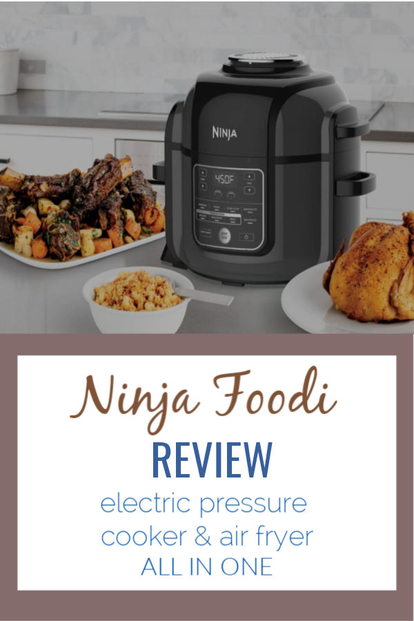 This is the review of the Ninja Foodi, a kitchen appliance that is a pressure cooker and air fryer all in one. Find out what is great about the Ninja Foodi and what the cons are to buying a Ninja Foodi. 