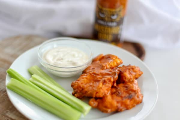 These Carolina Boneless BBQ wings have a sweet and tangy kick.  Makes a great appetizer for game day or parties and is Whole30 compliant and Paleo. 