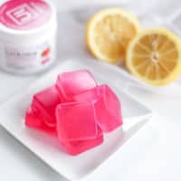 These raspberry lemonade electrolyte gummies are easy to make, are packed with protein and keto and kid friendly! 