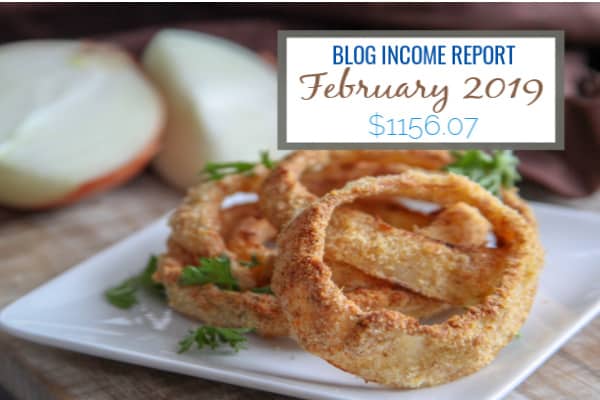 Blog Income Report February 2019 : Find out how I made $1156.07 through my blog with various strategies. | Food Blog Side Hustle 