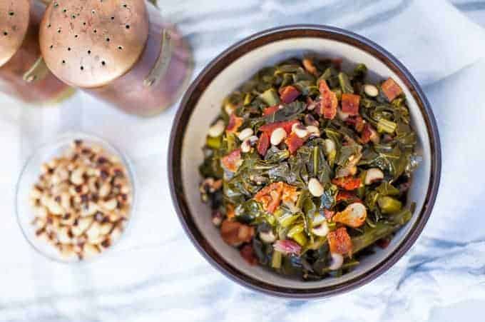 Instant Pot Collard Greens With Black Eyed Peas