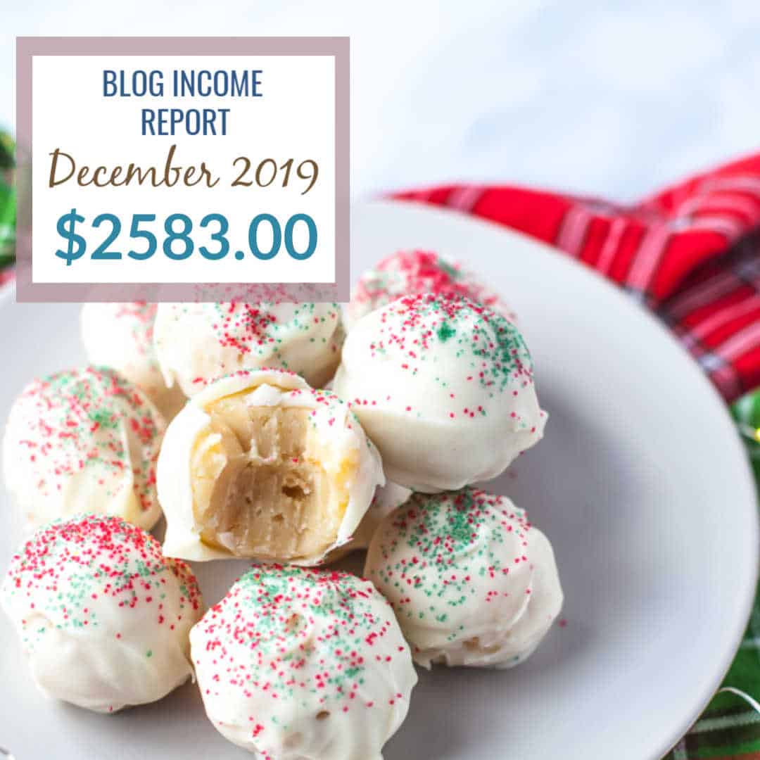 Blog Income Report December 2019
