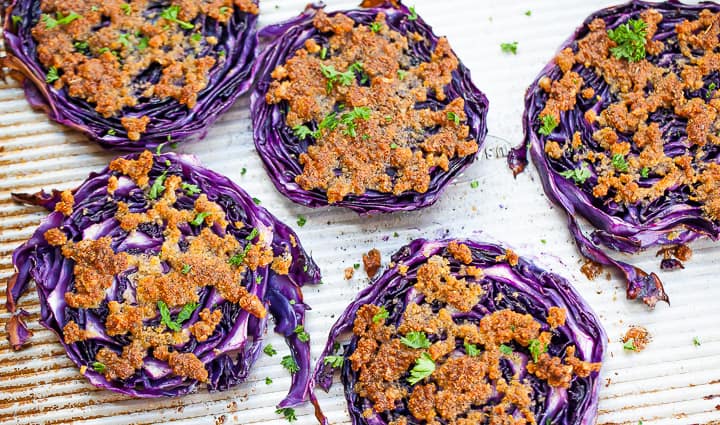 Purple Cabbage Steaks