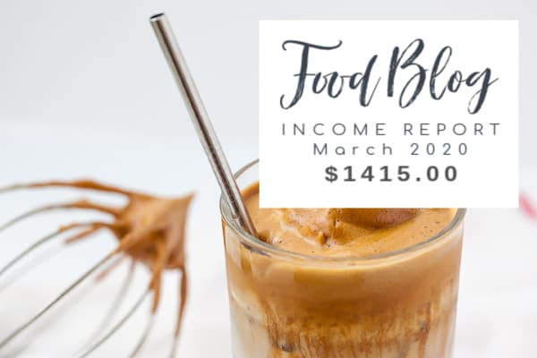 Blog Income Report March 2020