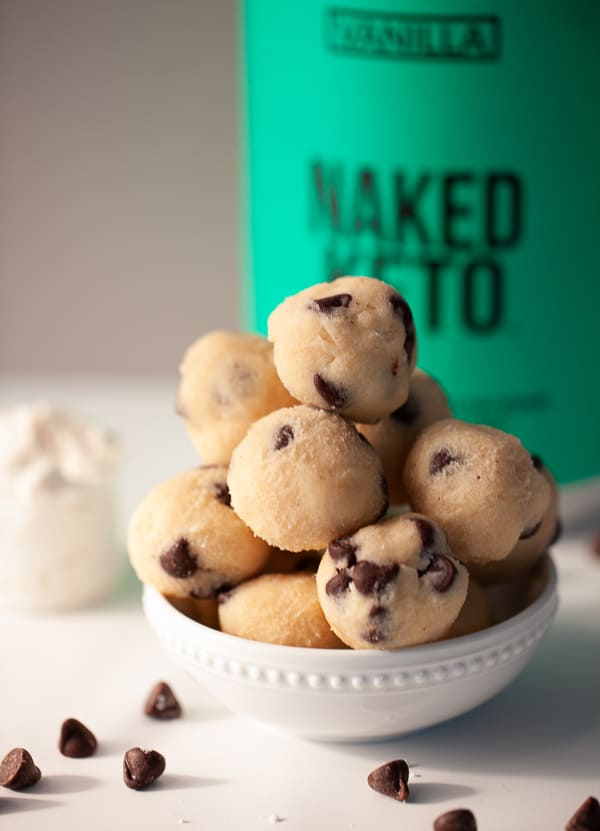 chocolate chip cookie dough fat bombs