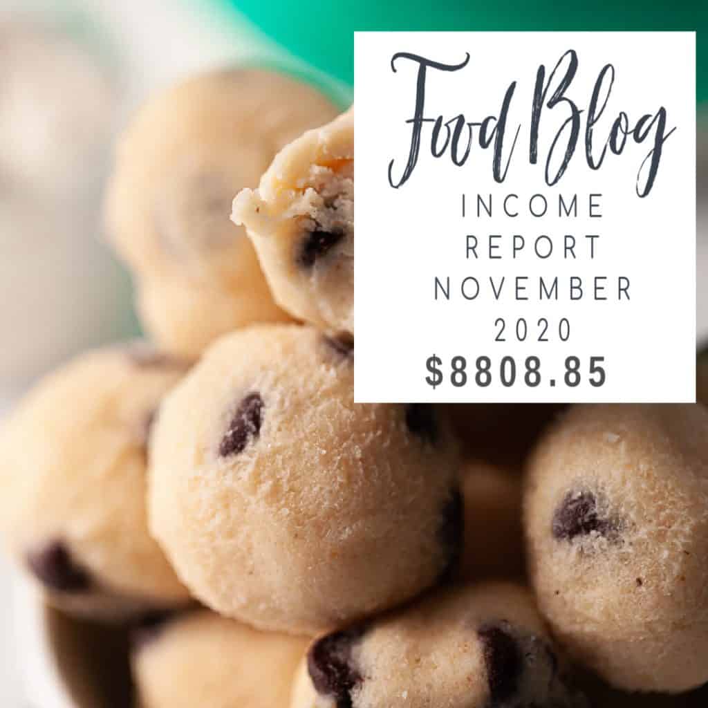 blog income report cookie dough