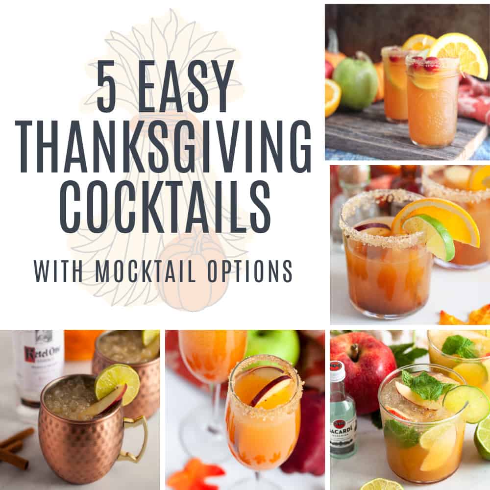 5 easy Thanksgiving cocktails with mocktail options