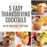 thanksgiving cocktails