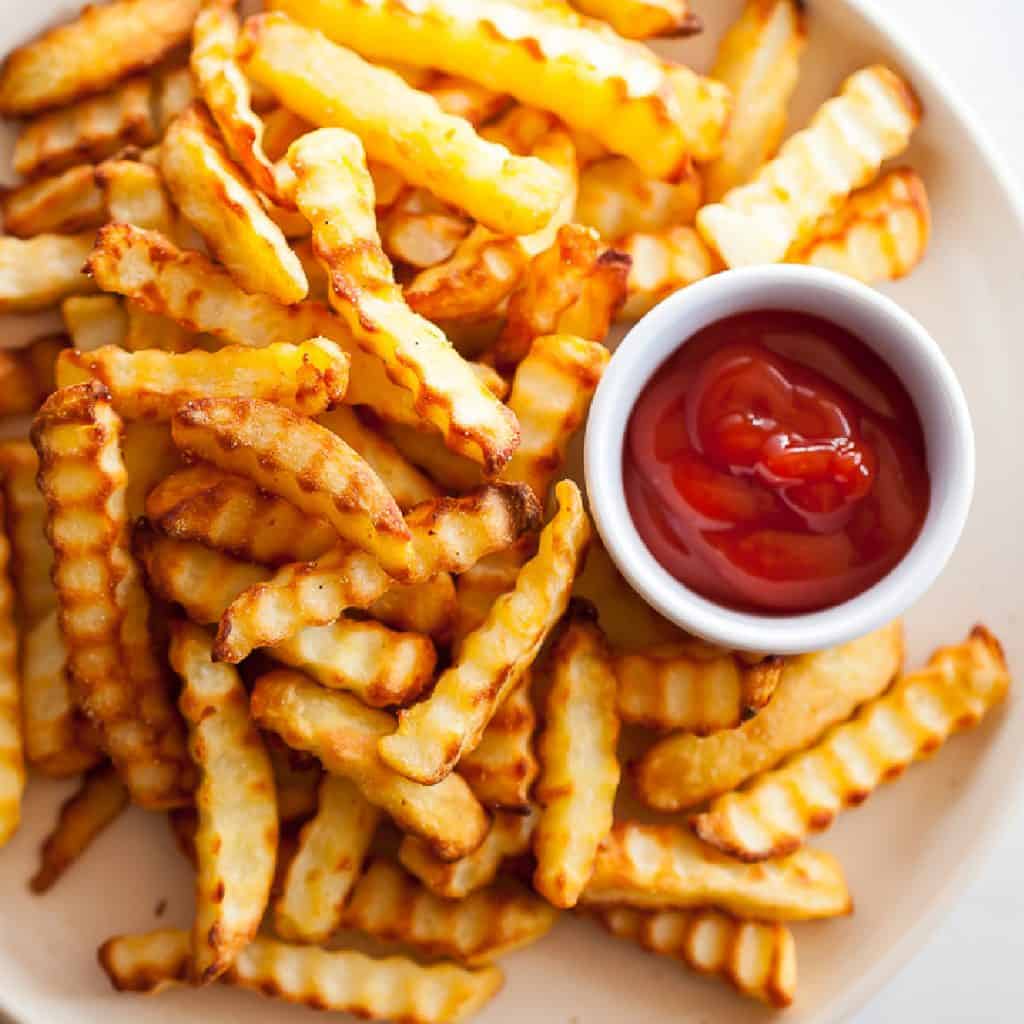 air fryer crinkle cut fries