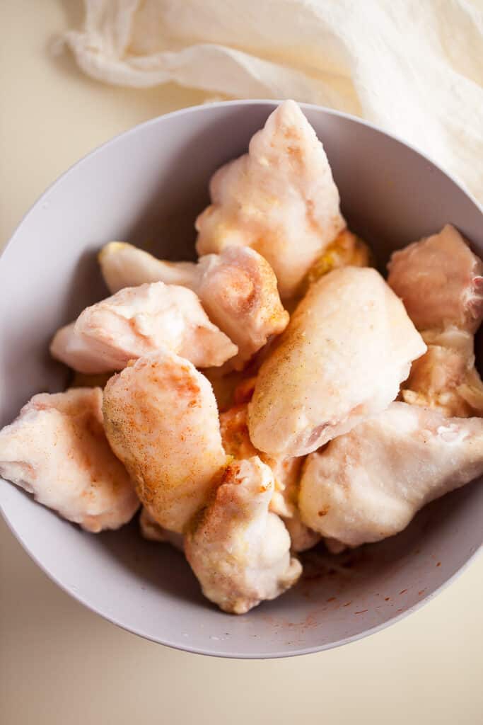 seasoned frozen chicken wings