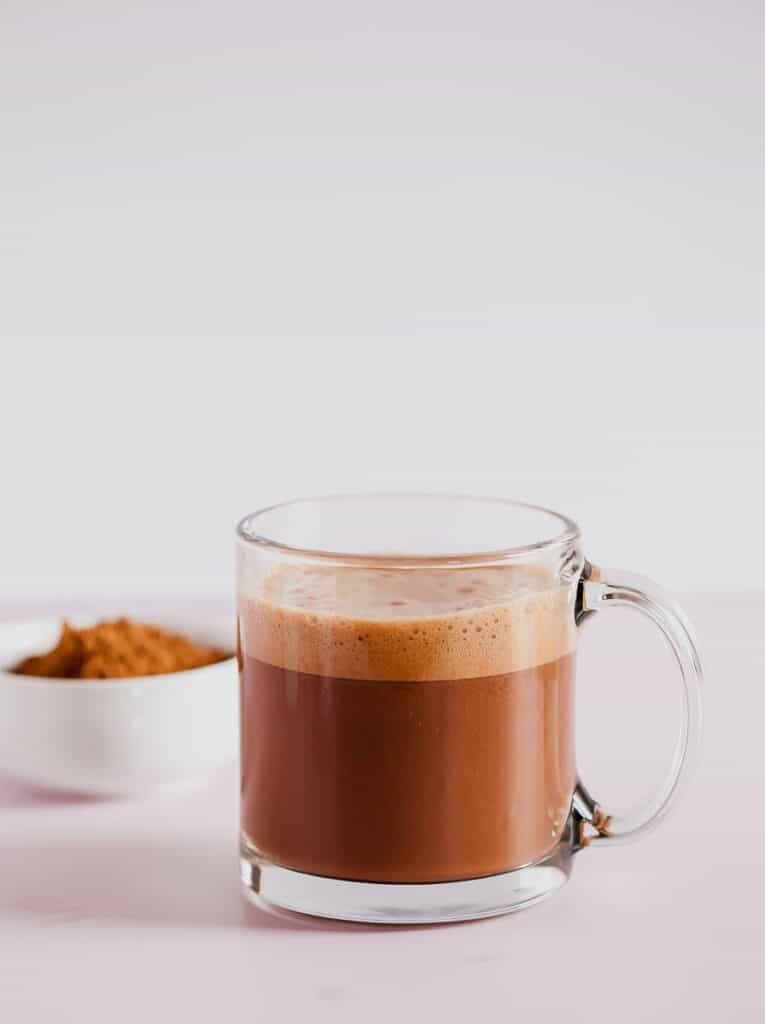 paleo hot chocolate in a mug