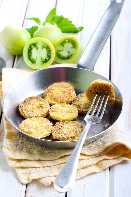 Air Fryer Fried Green Tomatoes