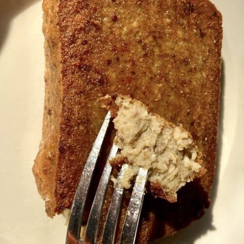 scrapple with a fork