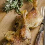 cooked duck legs with rosemary