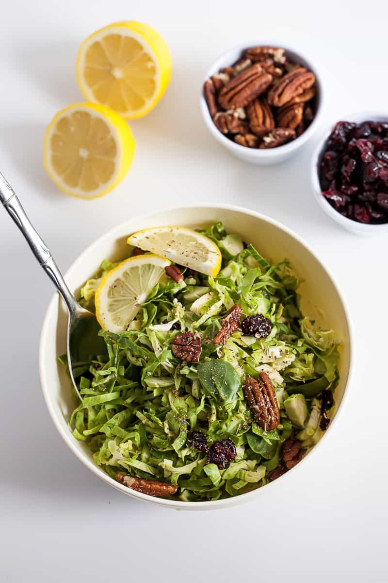 Cranberry Brussels Sprouts Salad