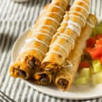 flautas cooked in the air fryer
