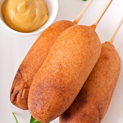 frozen corn dogs cooked in the air fryer