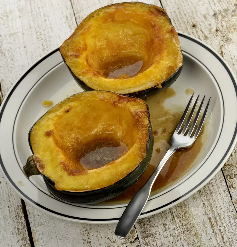 acorn squash with maple syrup